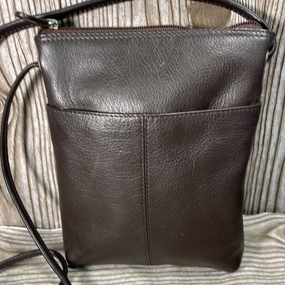 ILI New York Bags Brown Leather Crossbody Bag Poshmark
